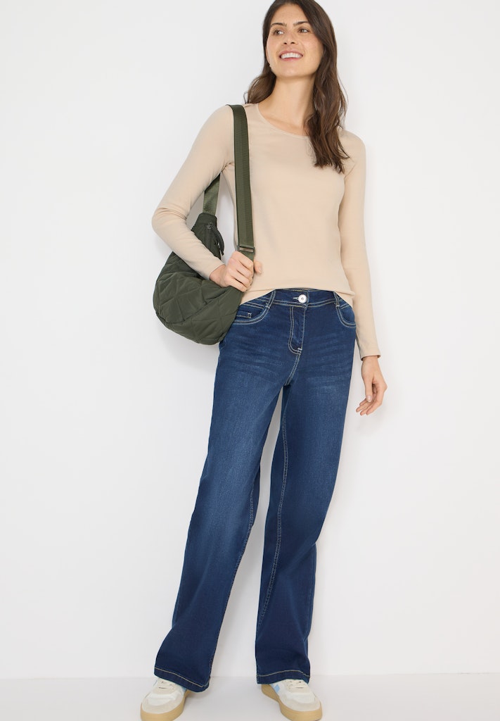 Cecil Damen T-Shirts  Pearl Bei