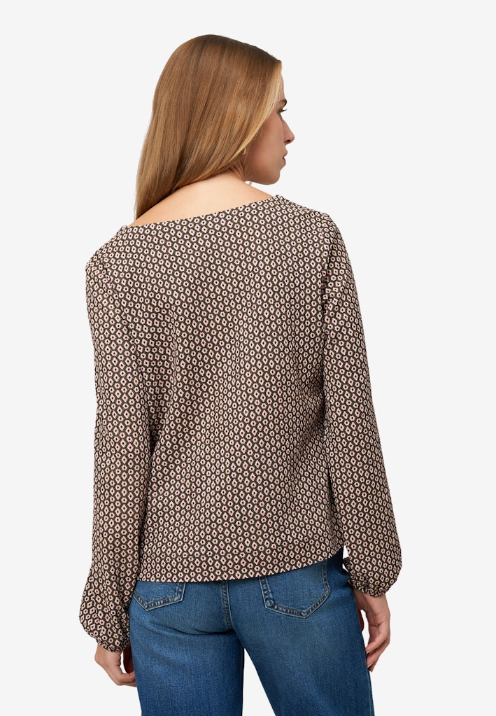 Zero Damen Blusen Creambrown