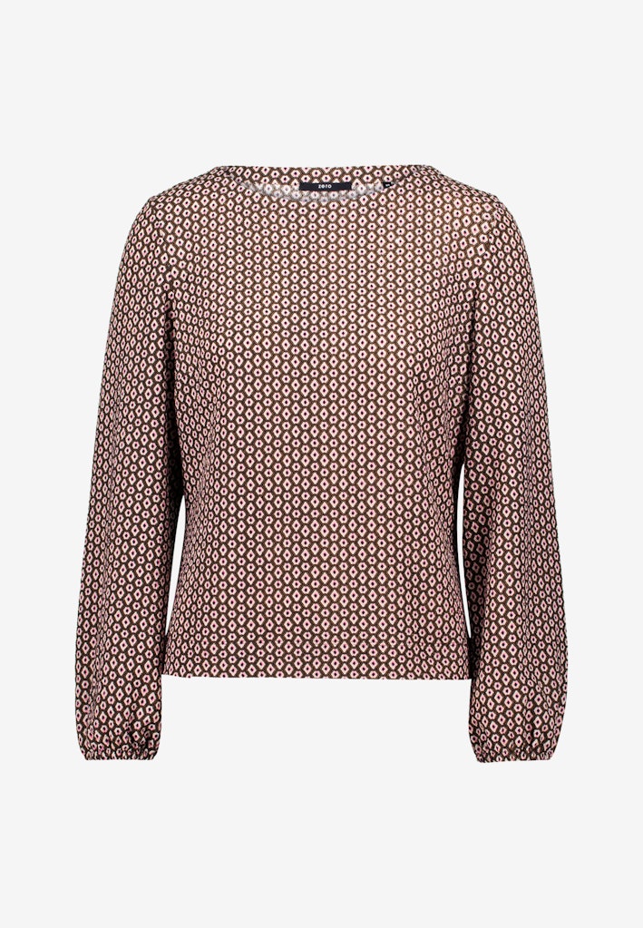 Zero Damen Blusen Creambrown