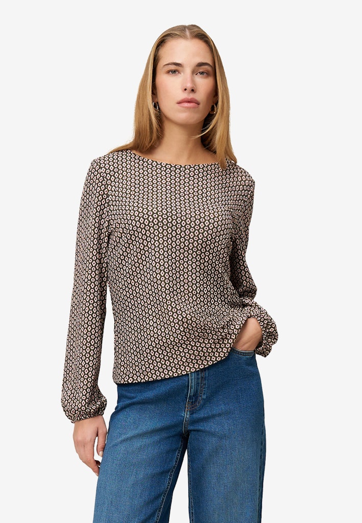 Zero Damen Blusen Creambrown