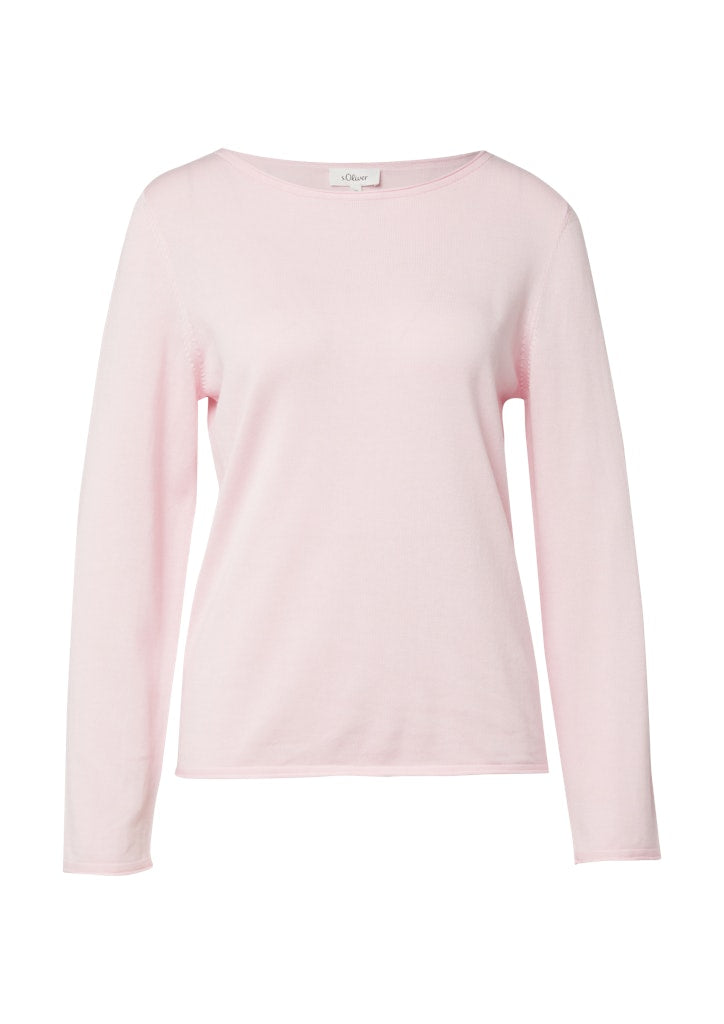 S. Oliver red Damen Pullover Lilac/Pink