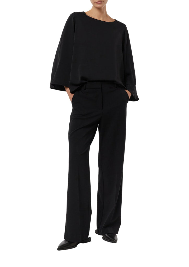 Comma Damen Blusen Grey/Black