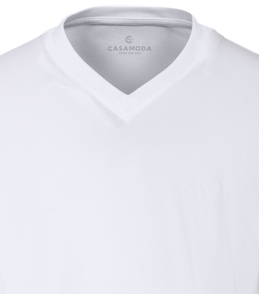 Casa Moda Herren T-Shirts kurz  Weiss