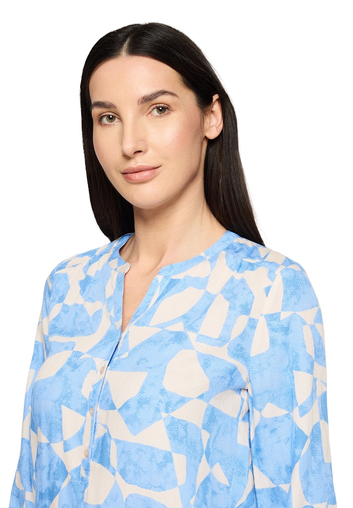 Betty & Co Damen Blusen Blue/Cream