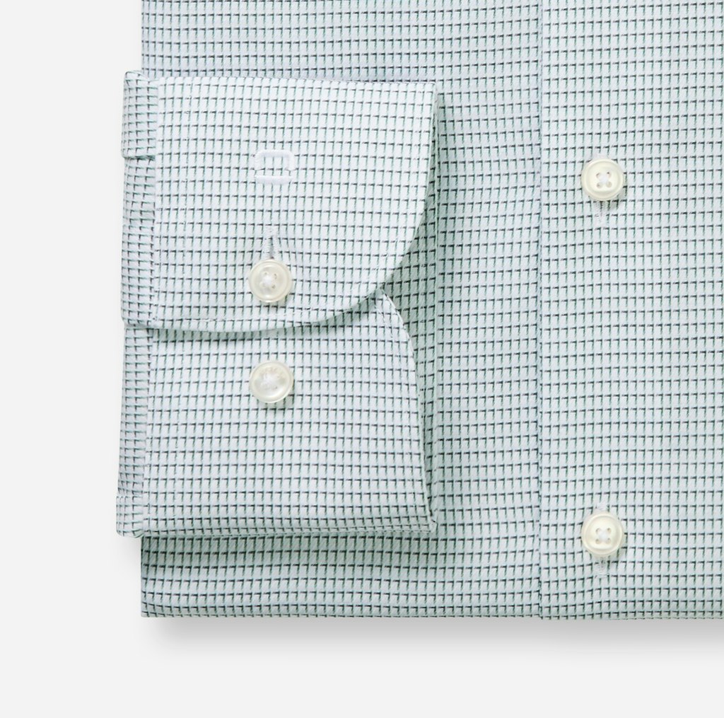 Olymp Herren Hemden lang  Grõn