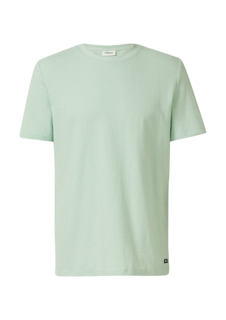 S. Oliver red Herren T-Shirts kurz Blue Green