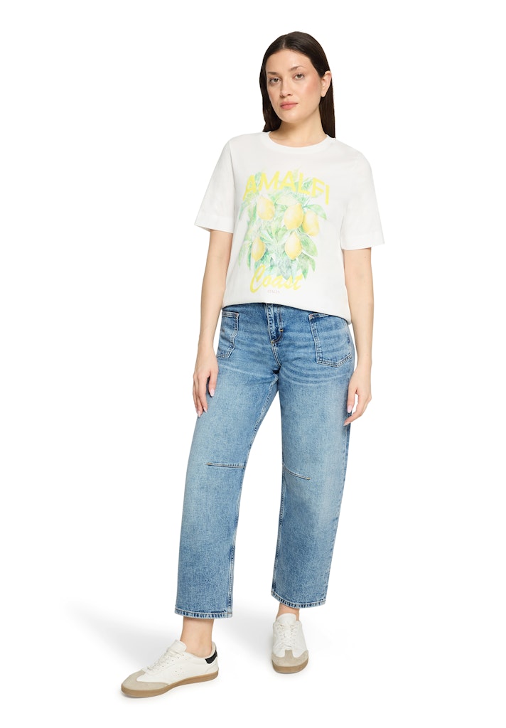 Cartoon Damen Jeans Middle Blue Den