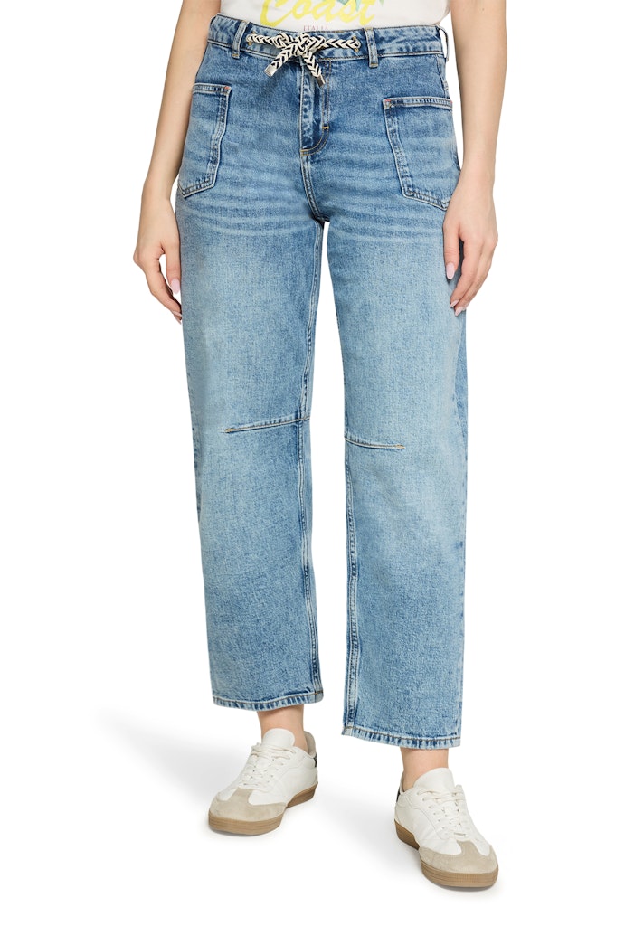 Cartoon Damen Jeans Middle Blue Den