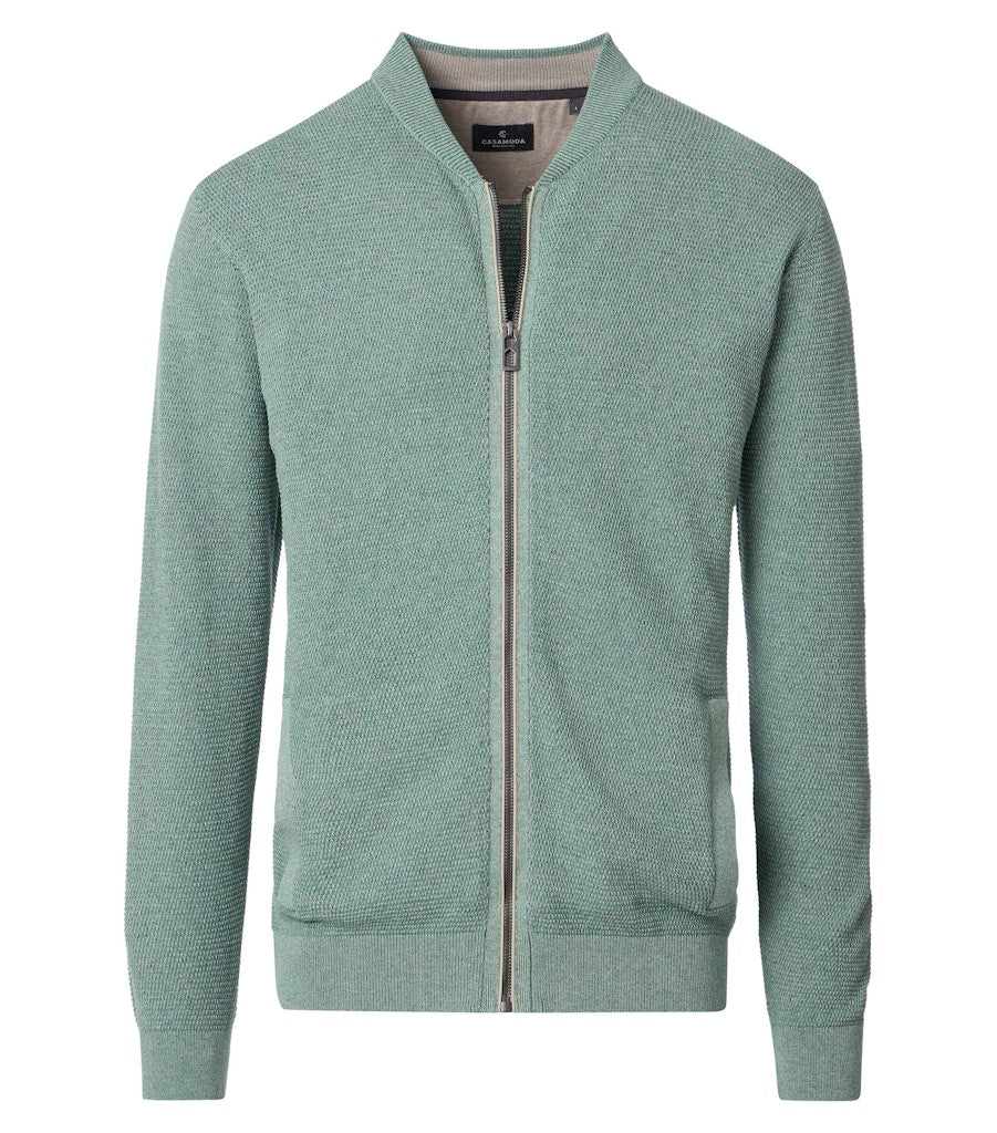 Casa Moda Herren Strickjacken  Gruen