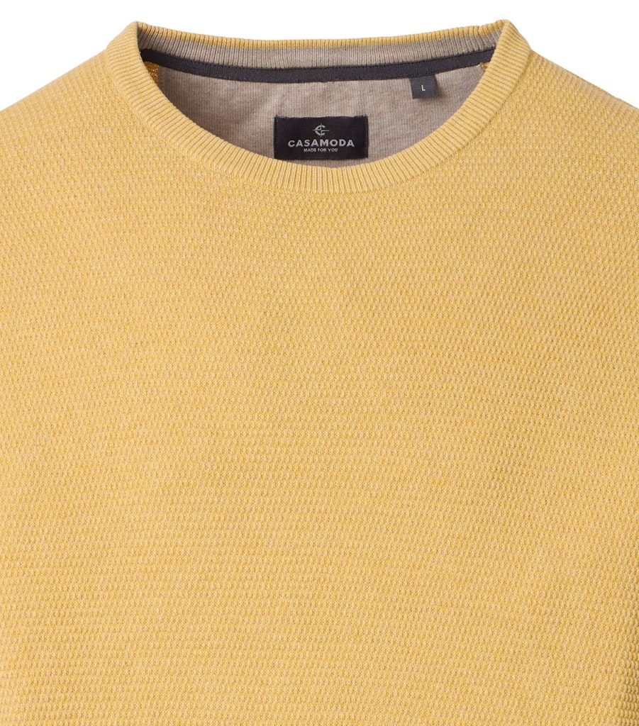 Casa Moda Herren Pullover  Gelb