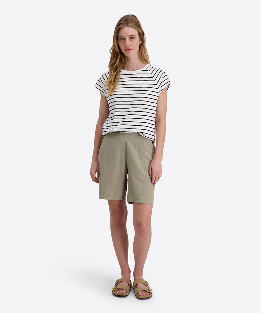 Timezone Damen T-Shirts White Blu