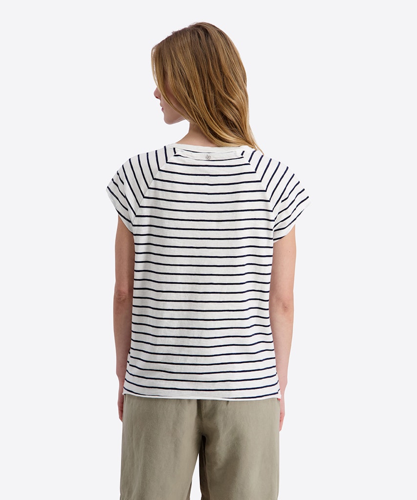 Timezone Damen T-Shirts White Blu