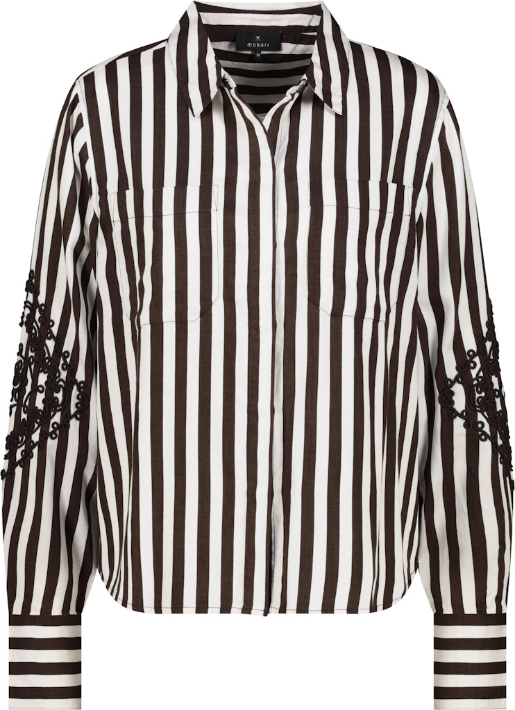 Monari Damen Blusen Dark Chocol