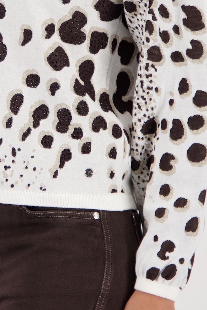 Monari Damen Pullover  Dark Chocol