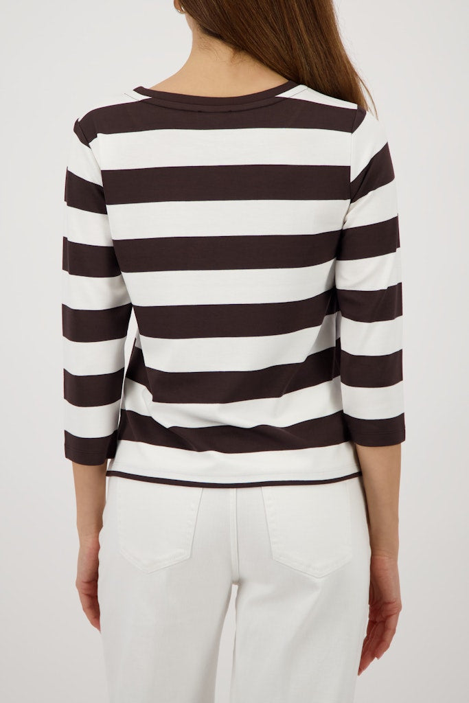 Monari Damen T-Shirts  Dark Chocol