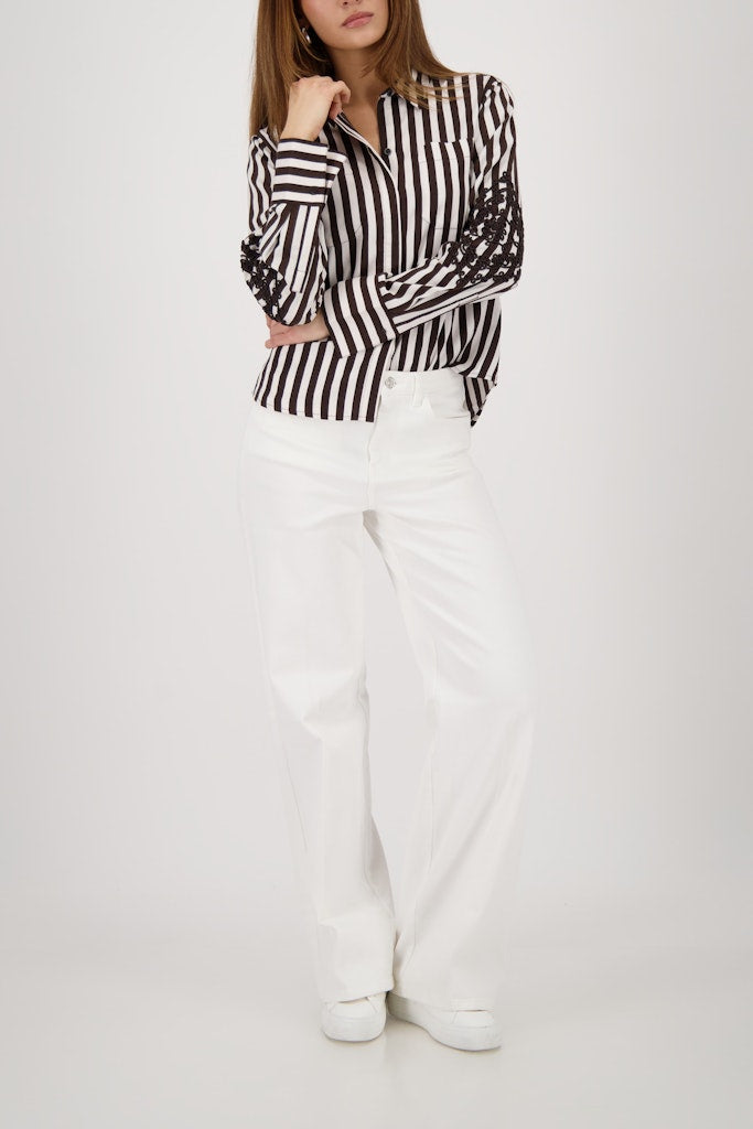 Monari Damen Blusen Dark Chocol