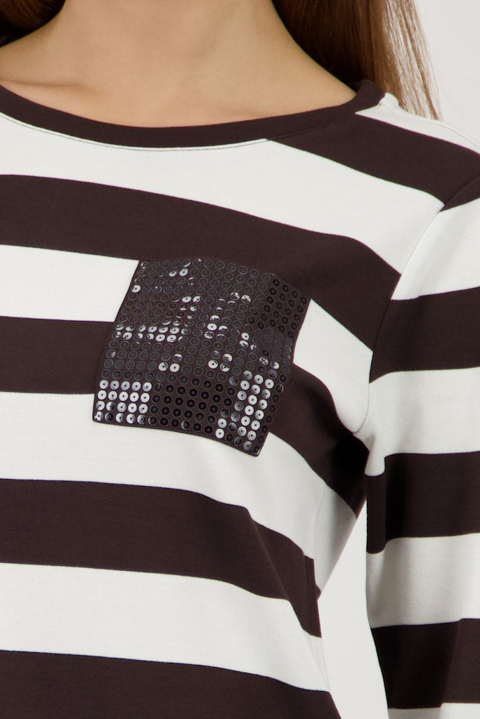 Monari Damen T-Shirts Dark Chocol