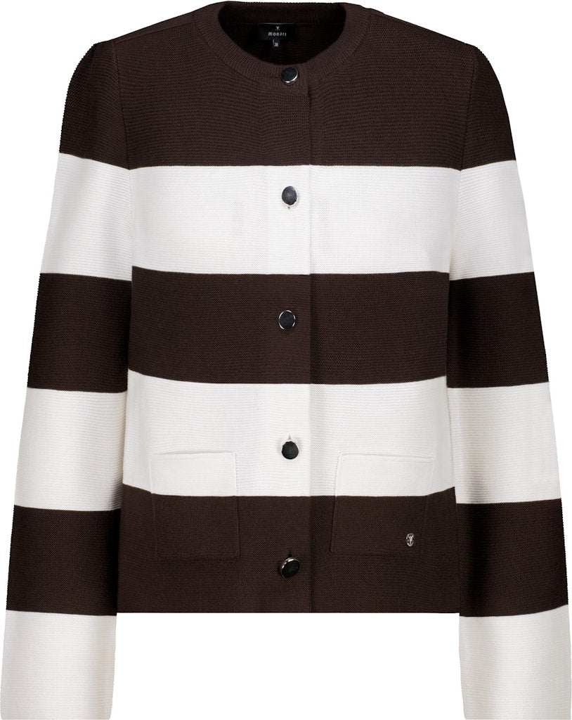 Monari Damen Strickjacken  Dark Chocol