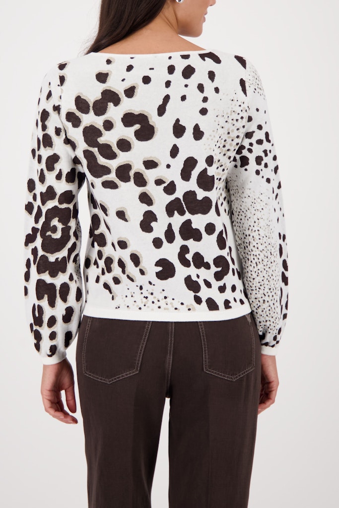 Monari Damen Pullover Dark Chocol