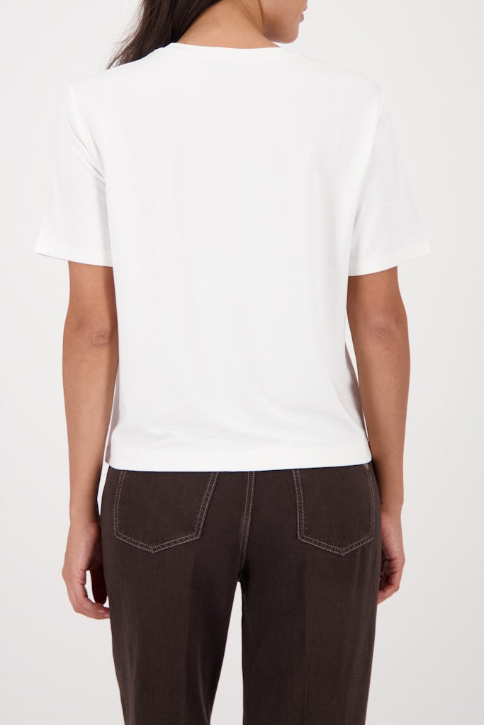 Monari Damen T-Shirts  Off-White