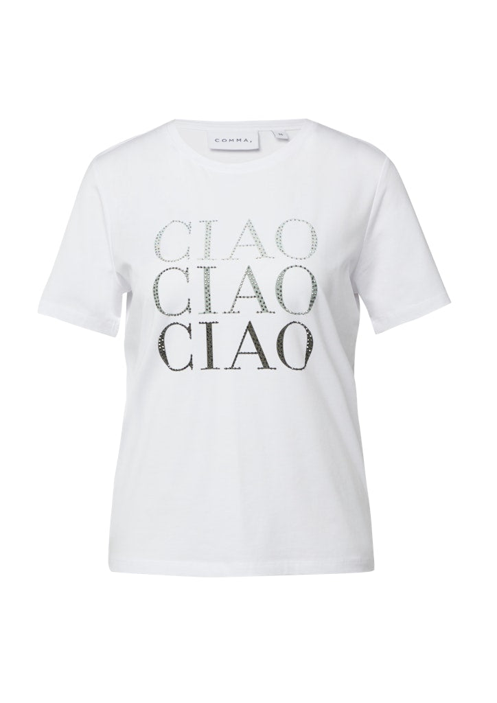 Comma Damen T-Shirts White