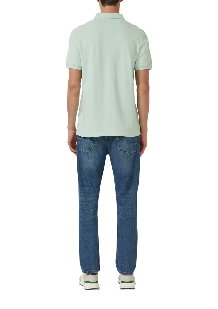S. Oliver red Herren Polo-Shirts Blue Green