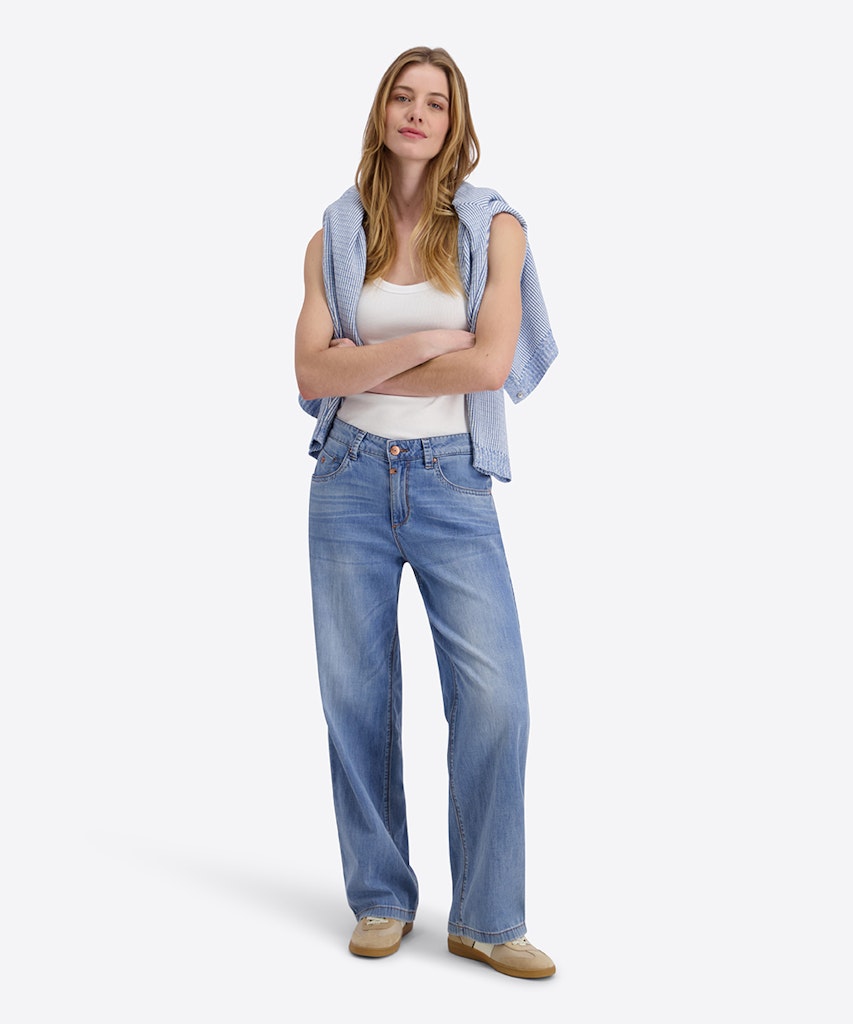 Timezone Damen Jeans  Mid Olympi