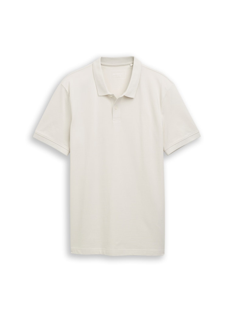 Tom Tailor denim Herren Polo-Shirts Greyish White