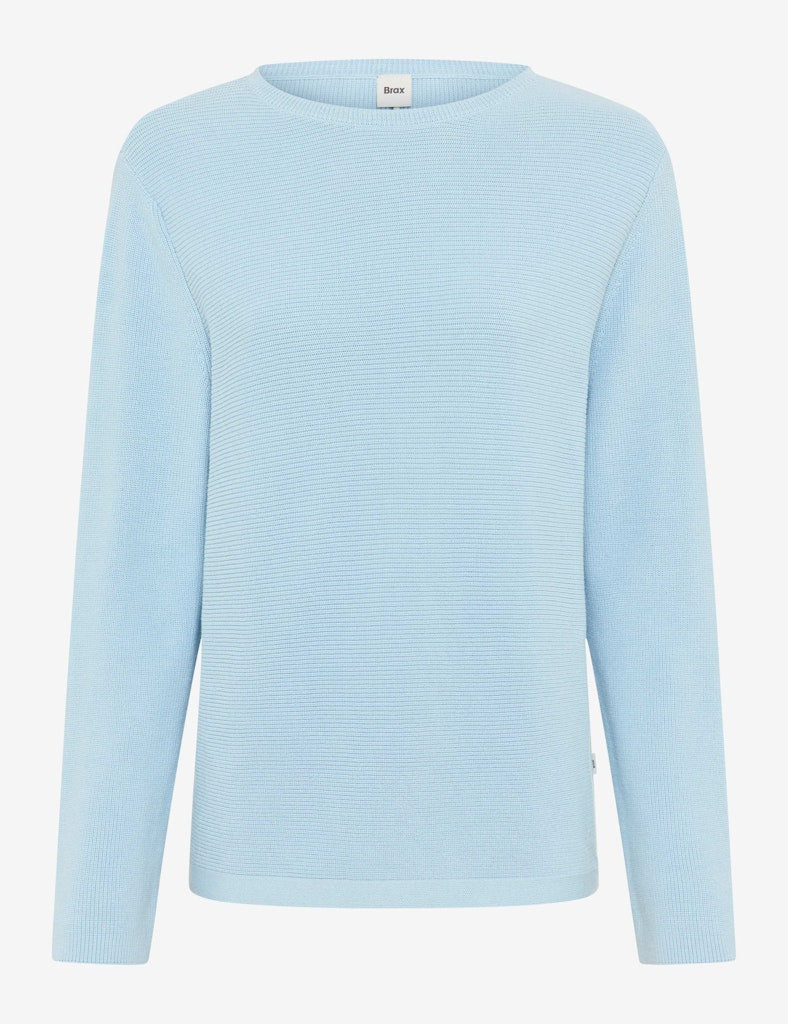 Brax Damen Pullover Vintage Blue