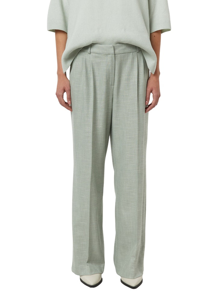 Comma Damen Hosen Blue Green