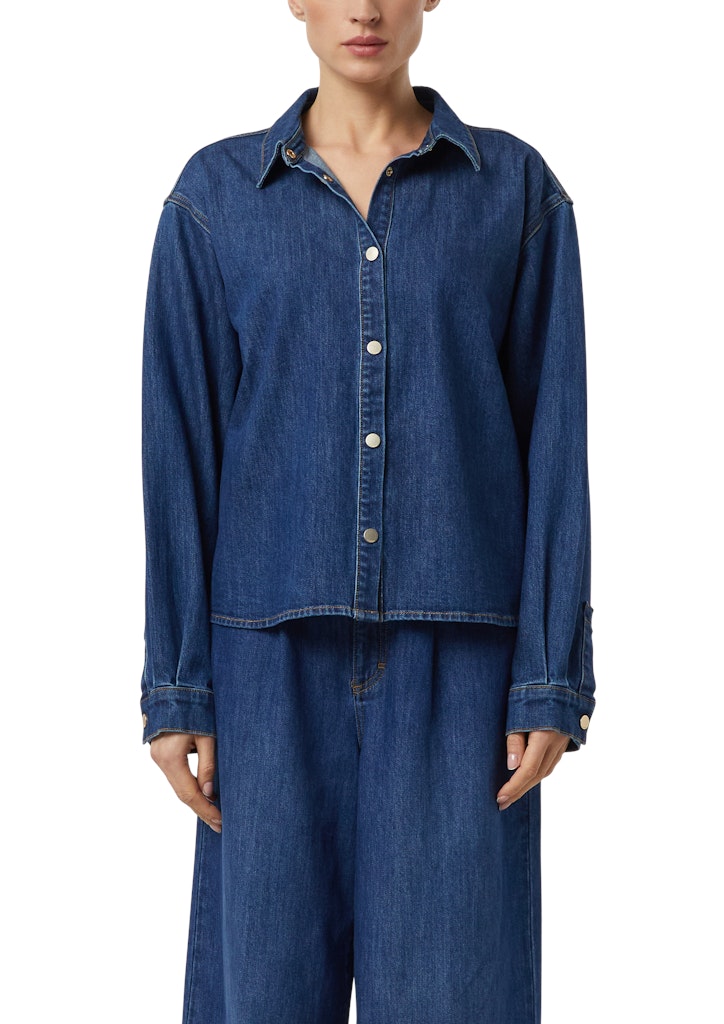 Comma Damen Blusen Blue