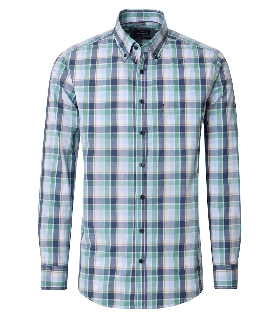 Casa Moda Herren Hemden  Gruen