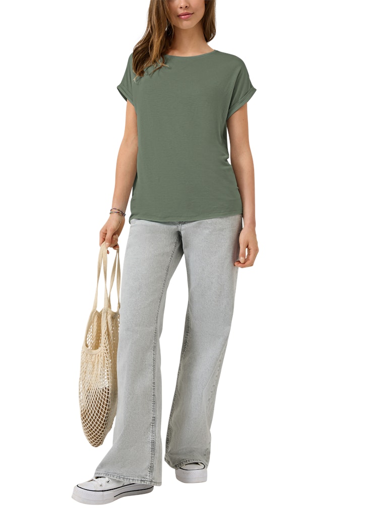 QS by S.Oliver Damen T-Shirts Green