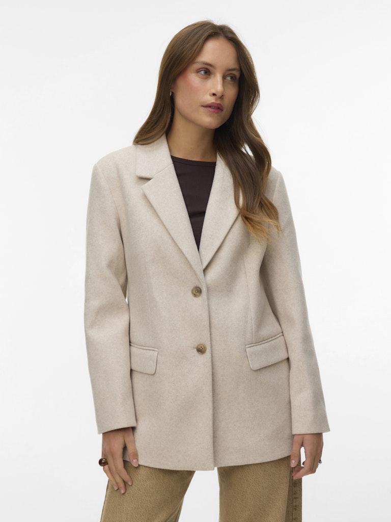 Vero Moda Damen Blazer Pumice Stone/Me