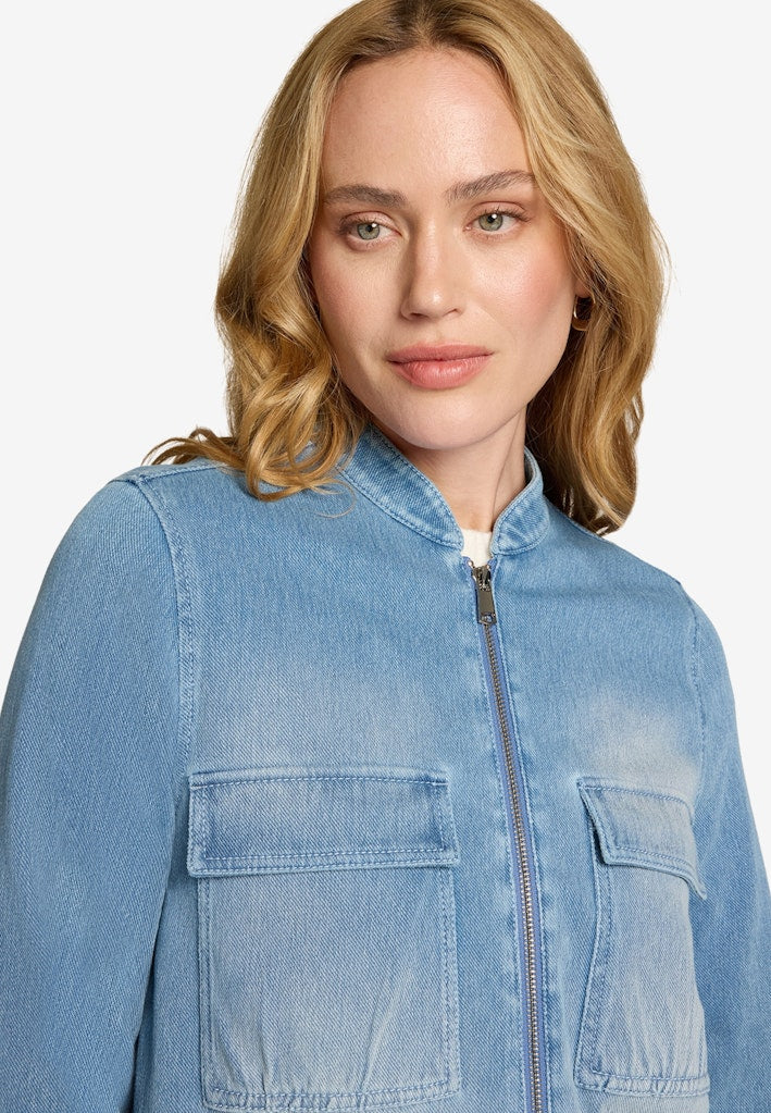 Zero Damen Blazer Blue Denim