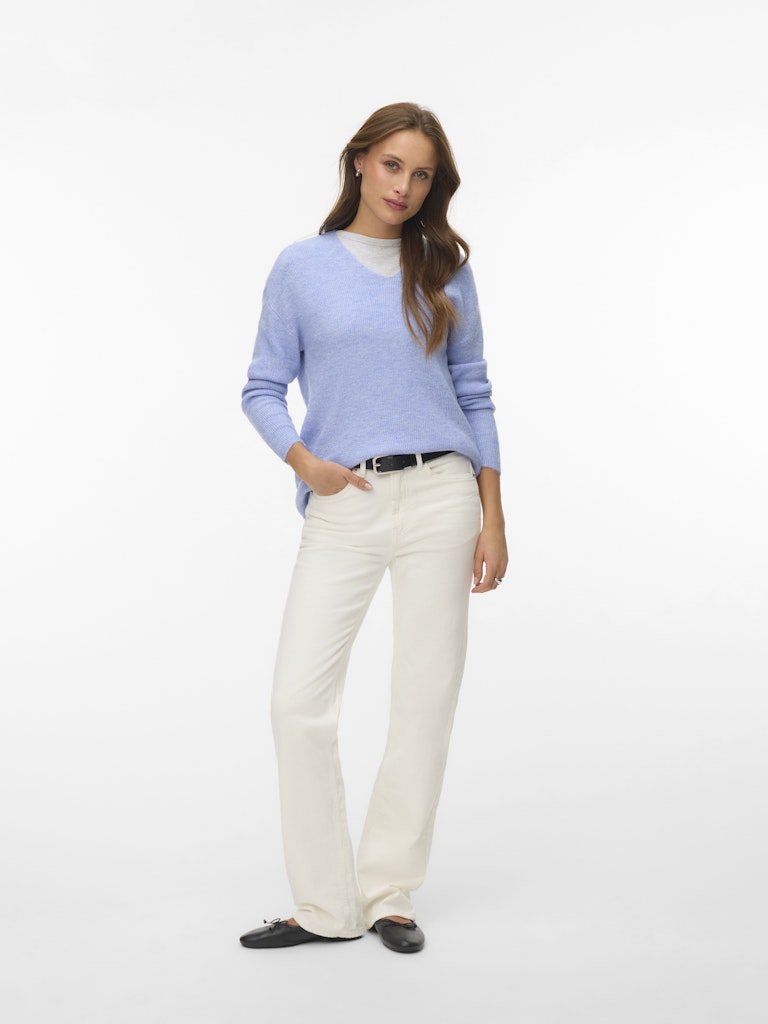 Vero Moda Damen Pullover Brunnera Blue/M