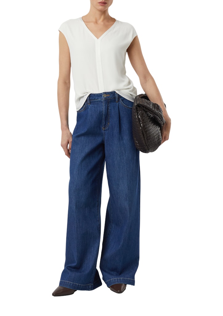 Comma Damen T-Shirts White