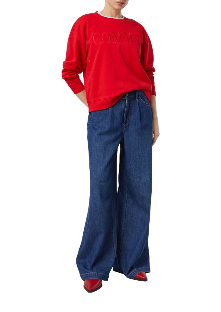 Comma Damen Sweatshirts Red