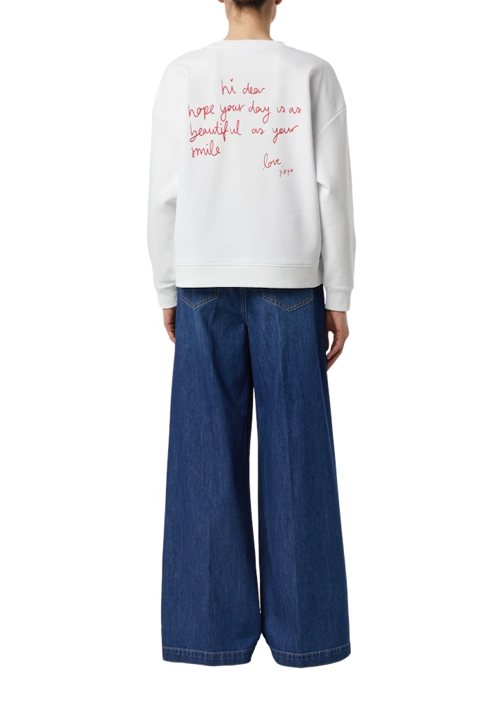 Comma Damen Sweatshirts White