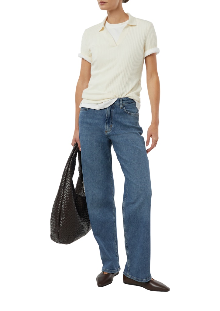 Comma Damen Jeans Blue