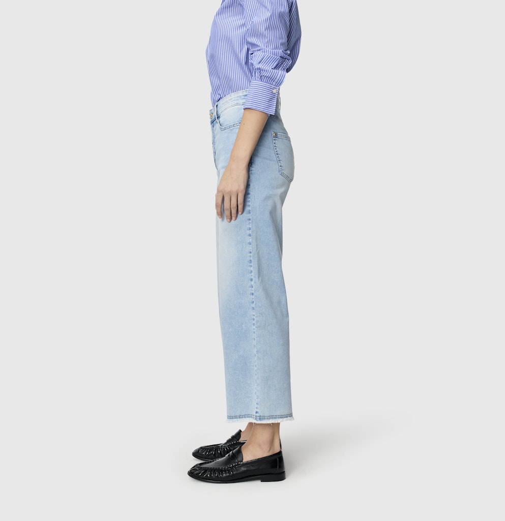 Mac Damen Jeans Light Azure Blu
