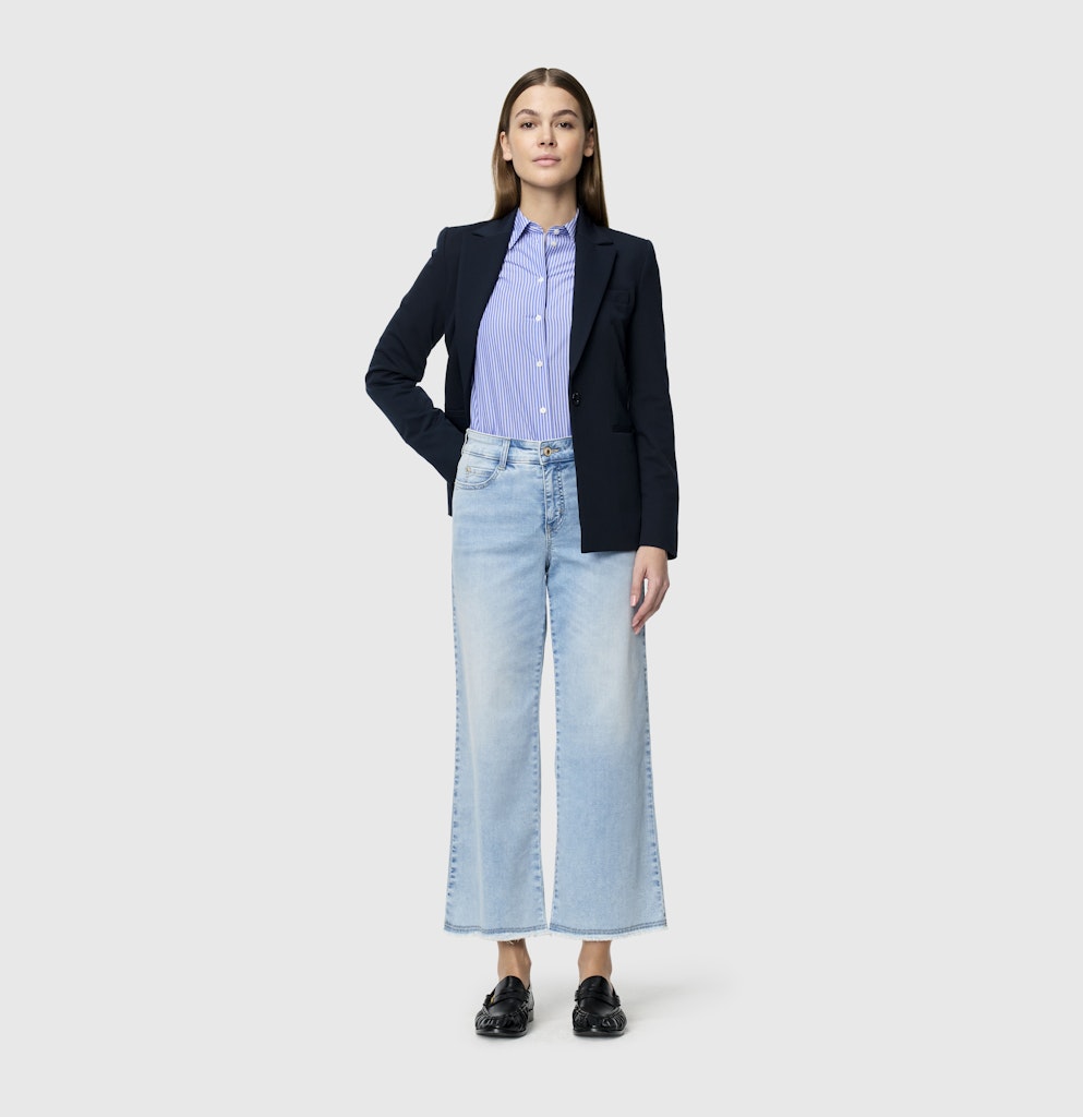 Mac Damen Jeans Light Azure Blu