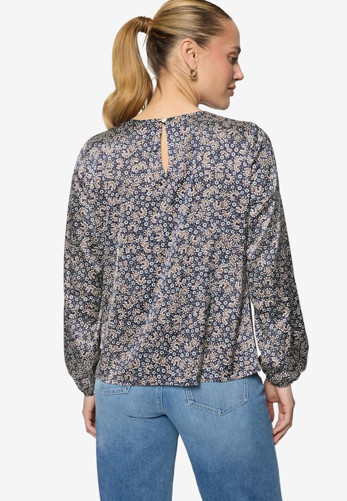 Zero Damen Blusen Dark Bluecream