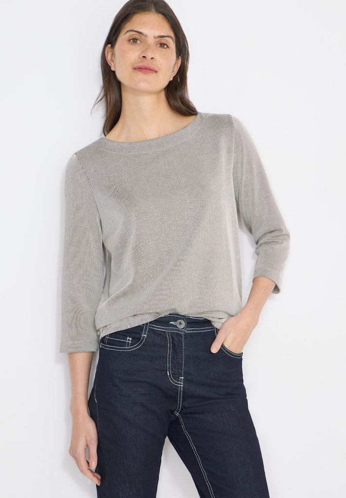 Cecil Damen T-Shirts  Macchiato
