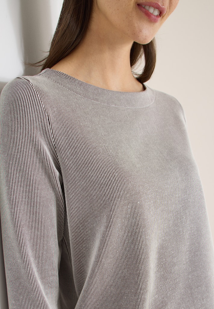 Cecil Damen T-Shirts  Macchiato