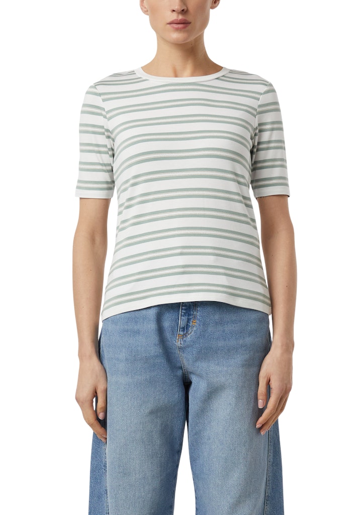Comma Damen T-Shirts Blue Green