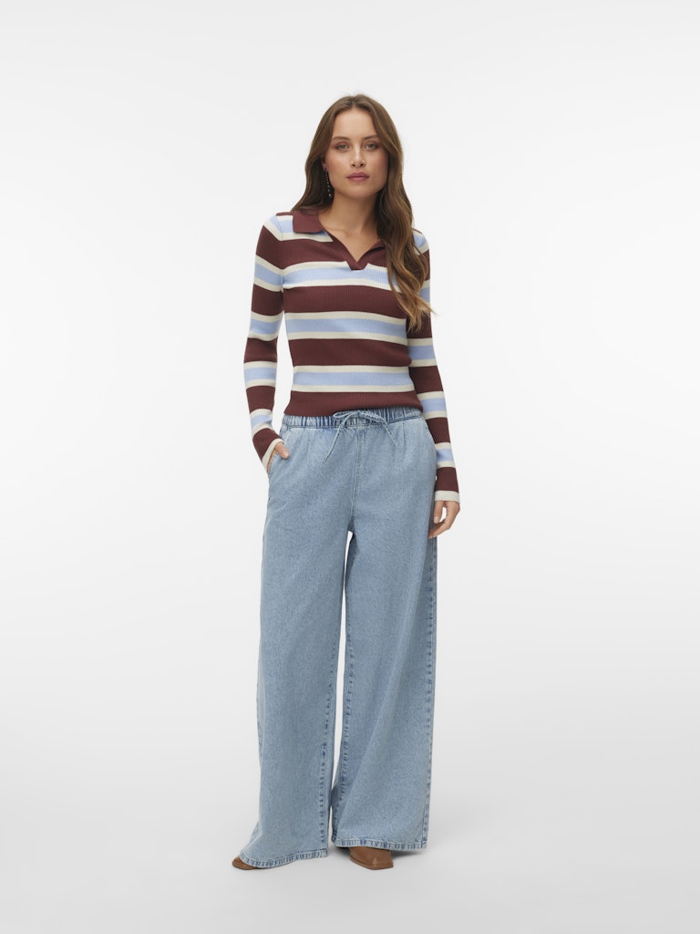 Vero Moda Damen Pullover Andorra/W. Birc