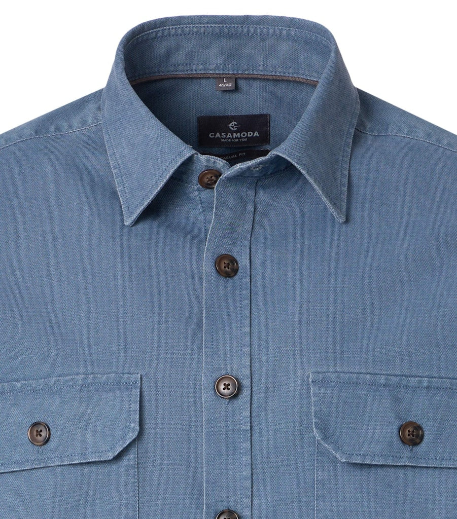 Casa Moda Herren Hemden  Blau