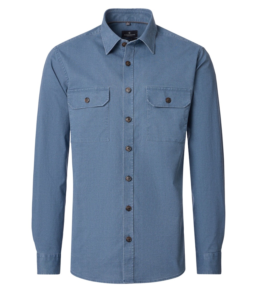 Casa Moda Herren Hemden  Blau