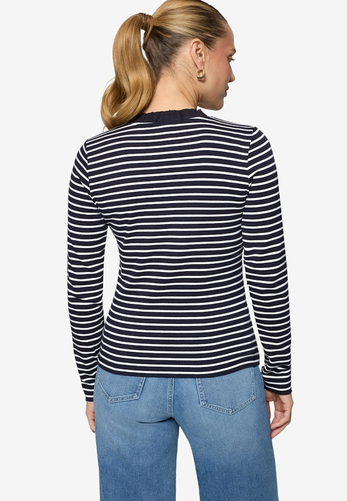 Zero Damen T-Shirts Dark Bluecream